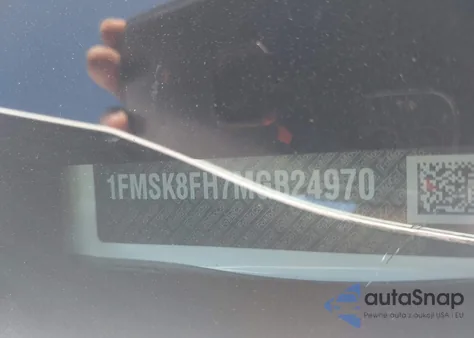 2021 Ford Explorer Limited из США, поврежденный, VIN 1FMSK8FH7MGB24970